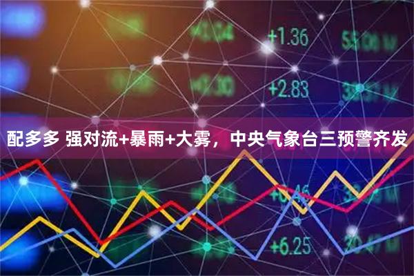 配多多 强对流+暴雨+大雾，中央气象台三预警齐发